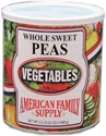 Picture of Dehydrated,  Peas, Sweet, #10 Can