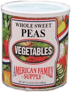 Picture of Dehydrated,  Peas, Sweet, #10 Can
