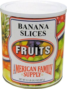 Picture of Dehydrated, Banana Slices, #10 Can