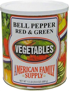 Picture of Dehydrated, Peppers, Green & Red Bell,  #10 Can