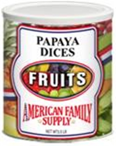 Picture of Dried, Papaya Dices, #10 Can