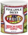 Picture of Dried, Pineapple Dices,  #10 Can