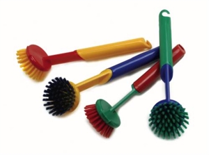 Picture of Norpro, Brush, Dish, With Scraper, 9"